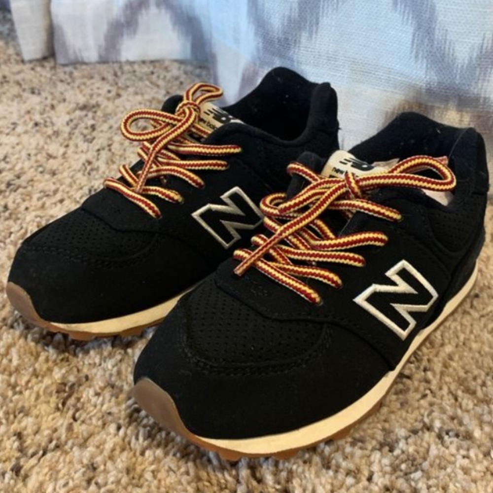 Toddler/Kids New Balance Size 10 KL574HAI in Black